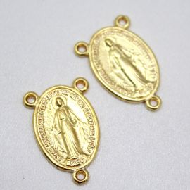 Salve Rainha de Metal / 27x18mm - N.Senhora das Graças (Unidade)