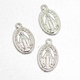 Medalha de Metal / 21x13mm - N. Srᵃ das Graças (Unidade)-Níquel