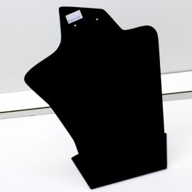 Expositor de Acrílico / 28,5x20cm - para Colar e Brinco - Preto (unidade)