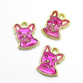 Pingente de Plástico / 22x16mm - Cachorro (unidade)