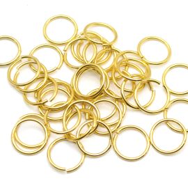 Argola de Alumínio 20mm / Lisa (20 Gramas) -Dourado