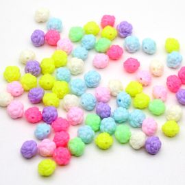 Mix Multicolorido Leitoso / 12mm - Rosa (20 gramas)