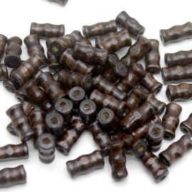 Conta de Madeira / 15x7mm - Caninho (10 gramas)