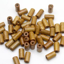 Conta de Madeira / 15x8mm - Caninho (10 gramas)