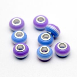 Berloque / 13x9mm - Entremeio - Rondela Riscada (unidade)