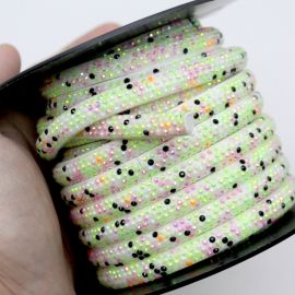 Tubo Meia Cana / 7mm - Multicor (1 METRO) - COR 01