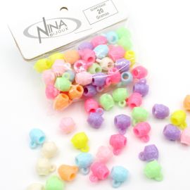 Mix Multicolorido Leitoso / 14x10mm - Caneca (20 gramas)