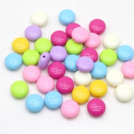 Mix Multicolorido 02 / 17mm - Redonda (10 gramas)