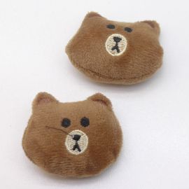 Aplique de Pelúcia / 47x57mm - Urso (unidade)