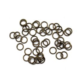 Argola de Metal Importada / 7mm (50 gramas)-Ouro Velho