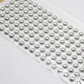 Chanto Adesivo / 6mm - (1 CARTELA) - Prata 