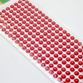 Meia Pérola Adesiva / 6mm - (1 CARTELA)