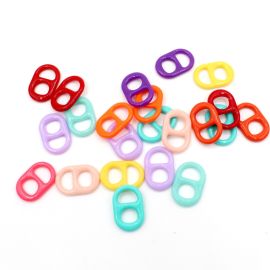 Mix Multicolorido / 21X14mm - Pingente Leitoso - (20 gramas)