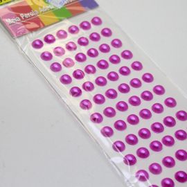 Meia Pérola Adesiva / 8mm - (1 CARTELA)