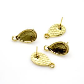 Pino de Metal / 20x12mm - Gota (1 par)