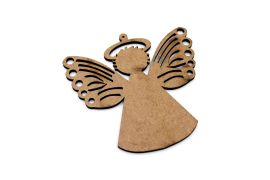 Peça de MDF / 10x10,2cm - (Médio) - Anjo (UNIDADE)