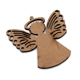 Peça de MDF / 15x15,3cm - (Grande) - Anjo - (UNIDADE)