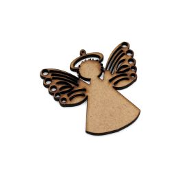 Peça de MDF / 7x7,1cm - (Pequeno) - Anjo (UNIDADE)