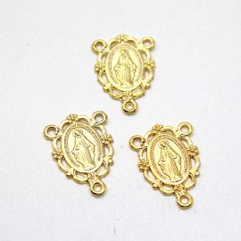 Salve Rainha de Metal / 24x17mm - Nossa Senhora das Graças (unidade)