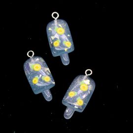 Pingente de Resina / 24x12mm - Picolé (unidade)