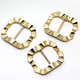Entremeio de Passador - ABS / 66x58mm - Organico (unidade) - Dourado 