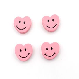 Entremeio de Madeira /16x17mm - Coração (unidade)