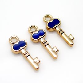 Pingente de ABS Resinado / 23x9mm - Chave (Unidade)