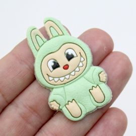 Aplique Emborrachado / 473x26mm - Labubu (unidade)