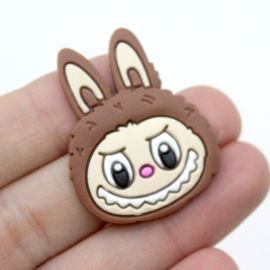 Aplique Emborrachado / 37x29mm - Labubu (unidade)