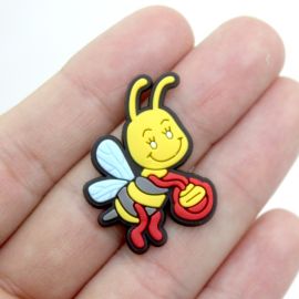 Aplique Emborrachado / 34x24mm - Abelha (unidade)