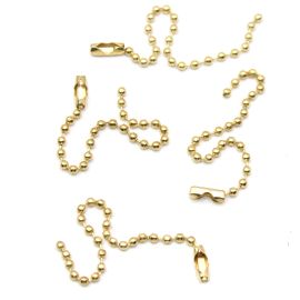 Corrente de Bolinha com Fecho / 7cm (unidade) 