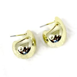 Pino de Plástico ABS / 23mm - Gota (1 par) - Dourado 