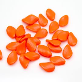 Conta Plástica Leitosa / 22x14mm - Ondulado (10 gramas)