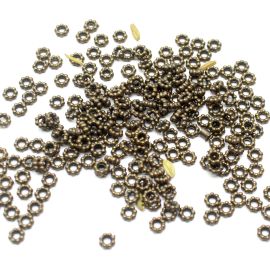 Entremeio de Plástico ABS / 5mm (10 gramas) - Ouro Velho