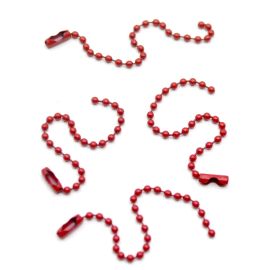 Corrente de Bolinha com Fecho / 8cm (unidade)