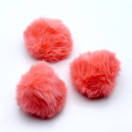 Pompom Felpudo / 8cm - Pelo Artificial (unidade)