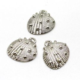 Pingente de Metal / 27mm - Concha (Unidade) - Níquel