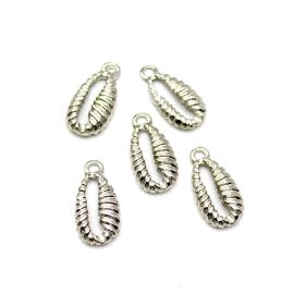 Pingente de Metal / 21x10mm - Búzio (Unidade) - Níquel