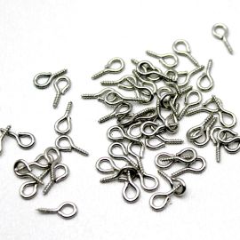 Pitão de Metal 4x9mm (1 Cento)-Níquel