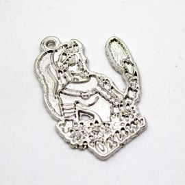 Pingente de Metal / 51x41mm - Umbanda - (Unidade) - Dourado