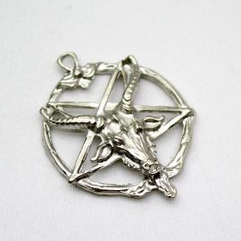 Pingente de Metal / 35mm - Umbanda - (Unidade) - Níquel