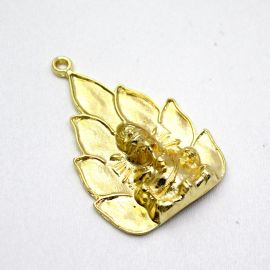 Pingente de Metal / 50x33mm - Umbanda - (Unidade) - Dourado