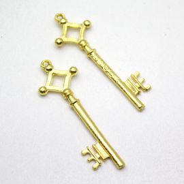 Pingente de Metal / 63x18mm - Umbanda - Chave (Unidade)	