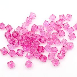 Conta de Acrílico / Quadrado - 8mm (500 gramas)