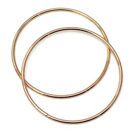 Alça para Bolsa em Metal / 11cm - Redonda (Par) -Dourado