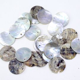 Pingente de Madrepérola / 20mm - Redonda (unidade)