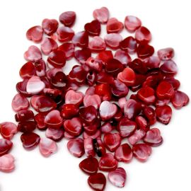 Conta Plástica Mesclada / 8mm - Coração (10 gramas)