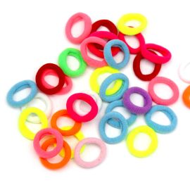 Mini Linga para Cabelo / (Pacote c/38 unidades) - Cores Diversas 