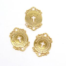 Pingente de Metal / 24x17mm - (unidade)