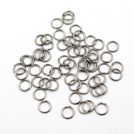 Argolinha Metal / 6mm - (Pct c/10grs)-Níquel